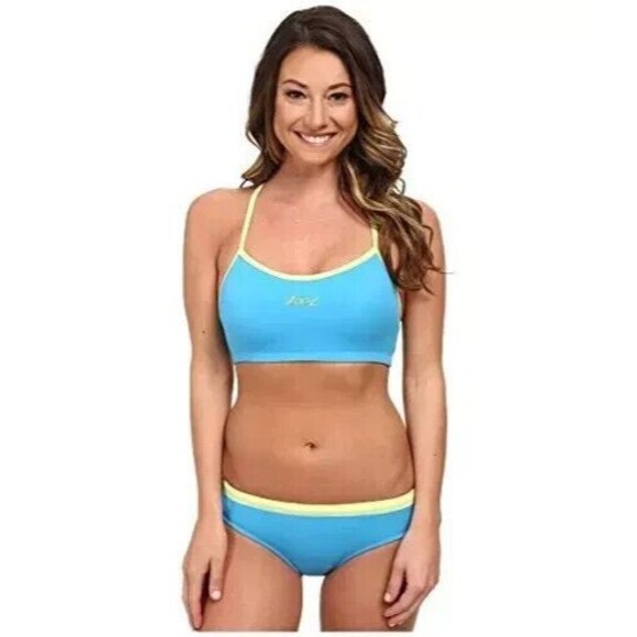 COPY - Zoot Swimsuit Bikini Top & Bottom Set Women’s Large Blue Green Interval … - Picture 7 of 7